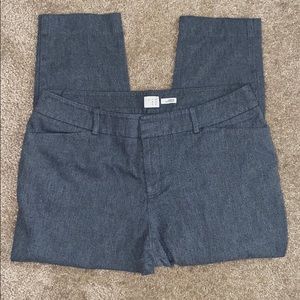 Skinny high-rise ankle length slacks